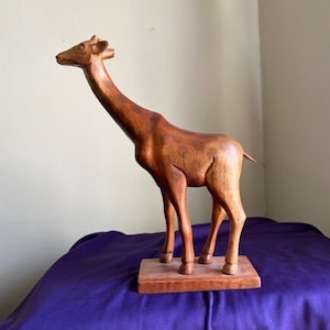 Wood Giraffe -- 7443-5D
