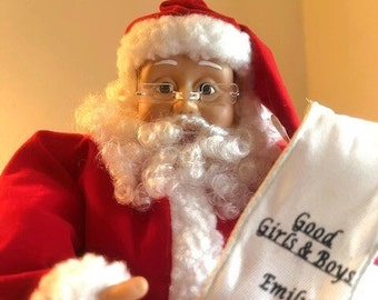 Santa's Workshop Santa with Good Girls & Boys List -- 9089-GBR