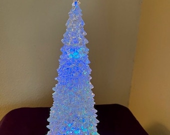 Christmas Tree, LED Illuminated Moving Water -- 9138-GBR