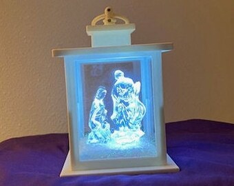 LED Nativity Lantern -- 9140-