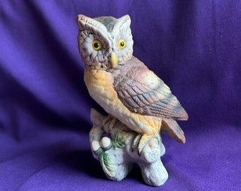 Owl Figurine, Lefton China -- 6864-12C