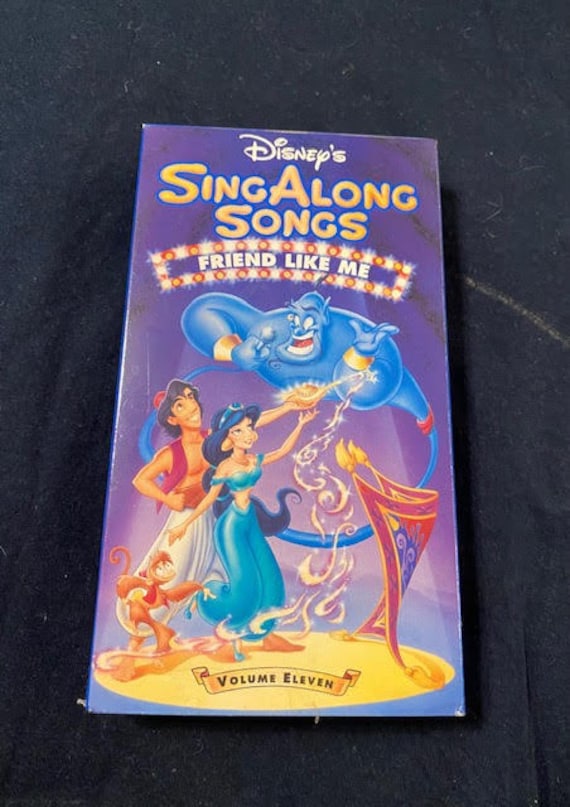 VHS, Disney's Sing Along Songs -- 4387K-SBR - Etsy