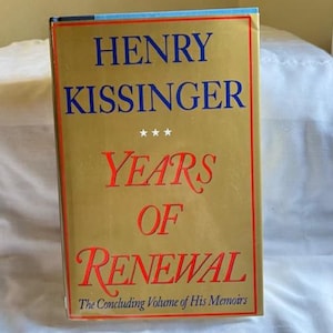 History:  Years of Renewal, by Henry Kissinger  --  217-GBR
