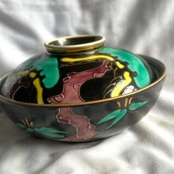 Rice Bowl, Porcelain, Lidded -- 8056-3A
