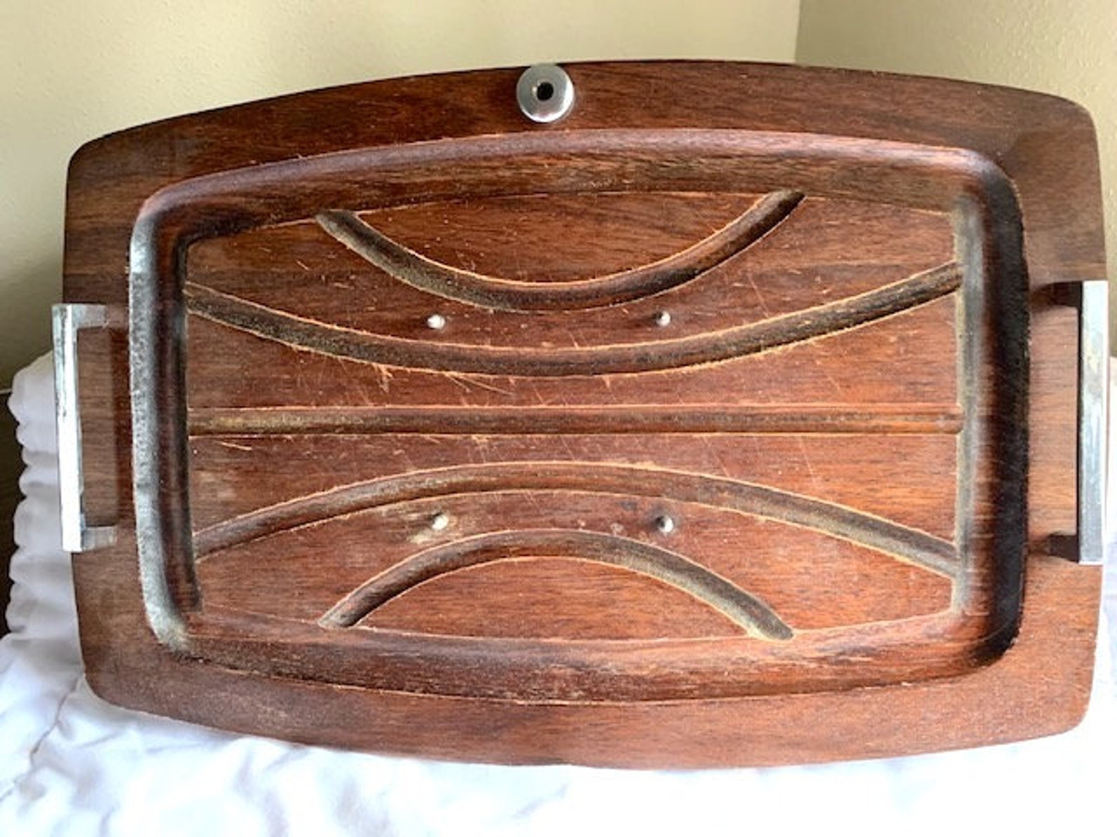 Meat Carving Tray Wood 3103GBR Etsy