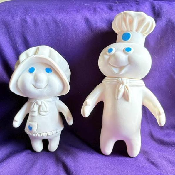 ピルズベリー・ドゥーボーイ フィギュア 4体セット Pillsbury Doughboy - Etsy