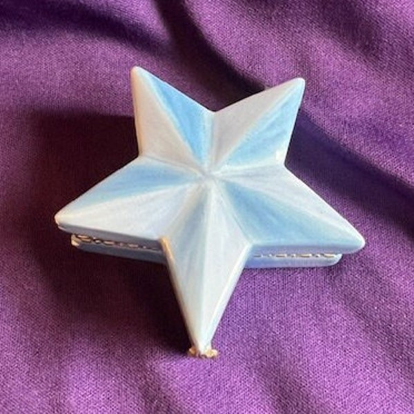 Star Trinket Box, Porcelain, "Wish" from Hallmark -- 8878-COD1