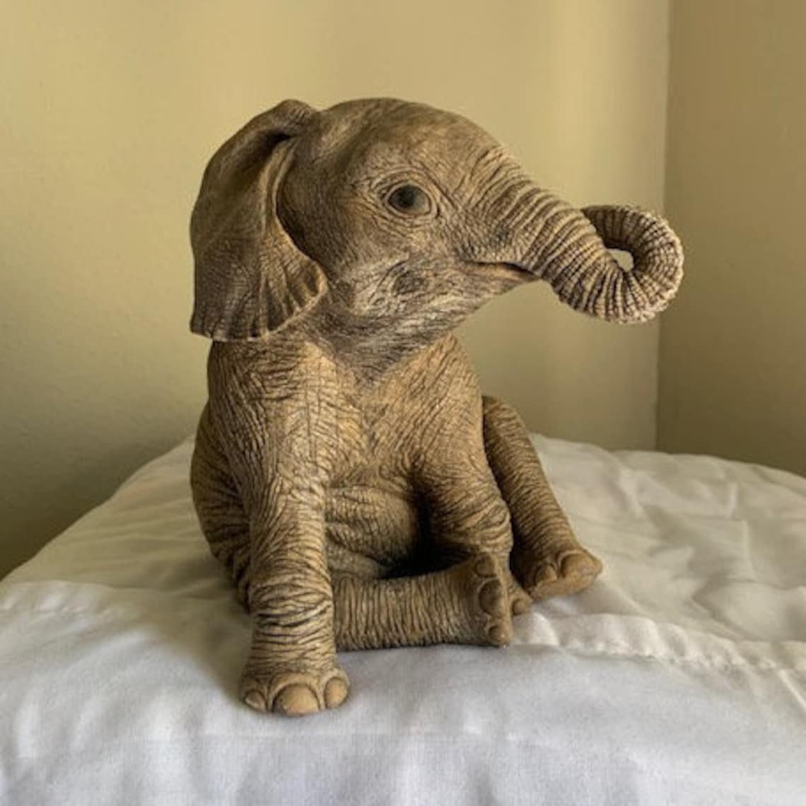 Baby Elephant StatuePortrait of Innocence by Etsy