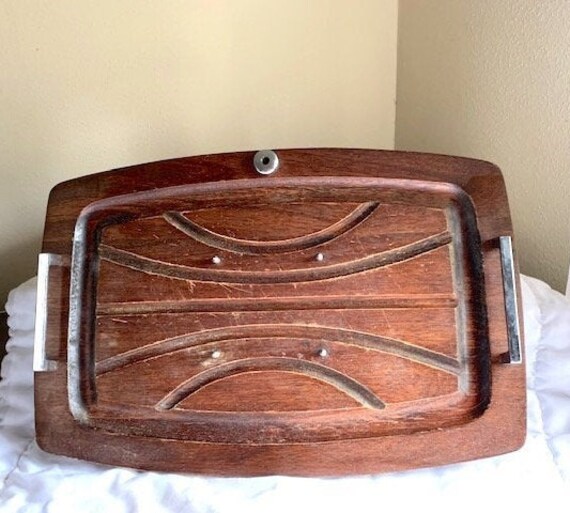 Meat Carving Tray Wood 3103GBR Etsy