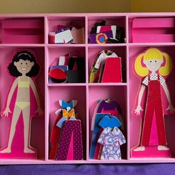 Melissa & Doug Magnetic Dress-Up Doll Set, (47 pieces) -- 7995-COD2