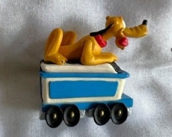 Figurine, Pluto's Coal Car, Hallmark Merry Miniatures  -- 6545-GBR