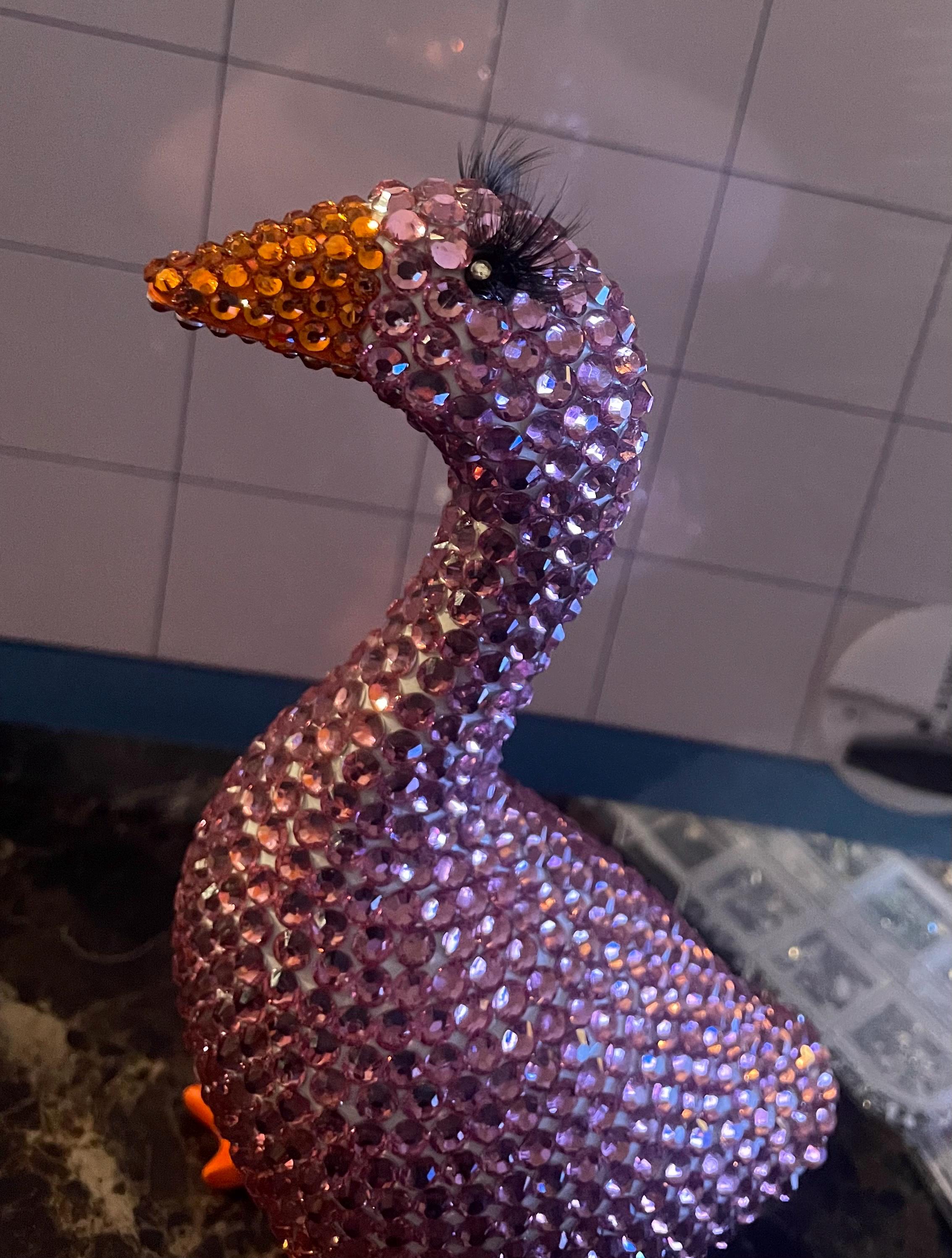 Bedazzled Desk Goose - Etsy