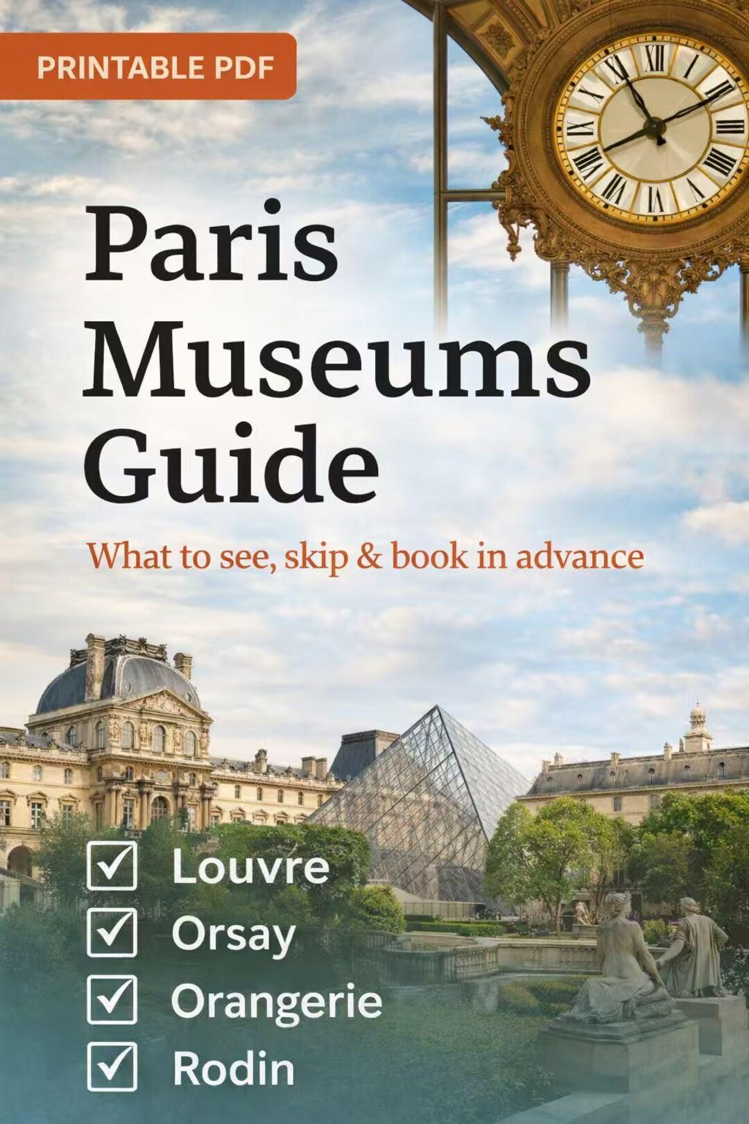 Museum Guide Paper Paris Museums Guide for First-time Visitors/what to See , Skip & Book ...