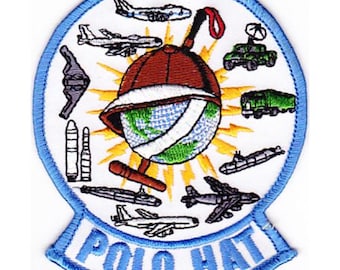 Communications Command Inspector General Embroidered Patch Polo Hat, Iron On Clothing Patches, Custom Embroidery Patch