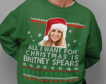 britney spears ugly christmas sweater
