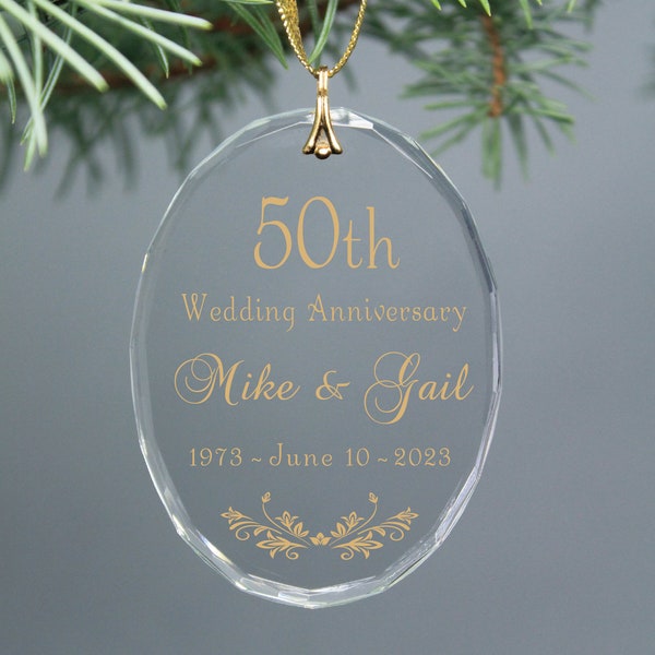 50th Anniversary Ornaments Christmas Etsy