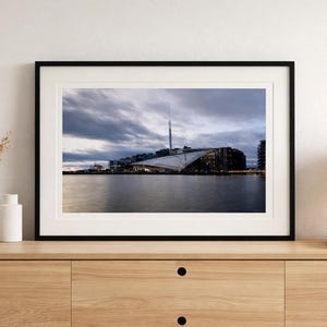 Long exposure shot of Tjuvholmen, fine art Cityscape print (16:9 aspect ratio), Oslo, Norway