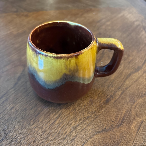 Vintage Drip Glaze Mug. Made in America gb27
