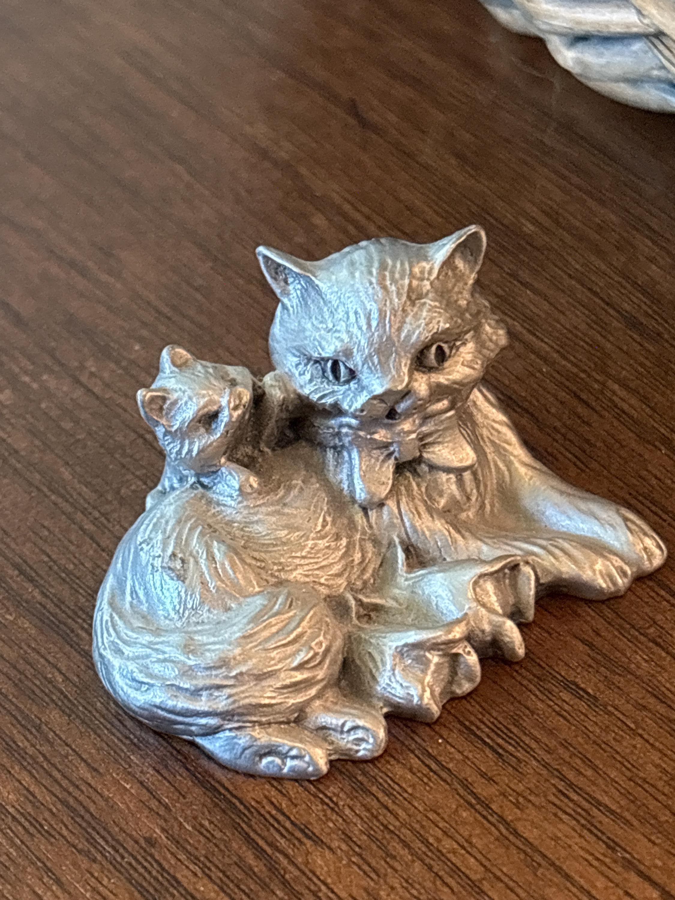 Hudson Pewter Cat - Etsy
