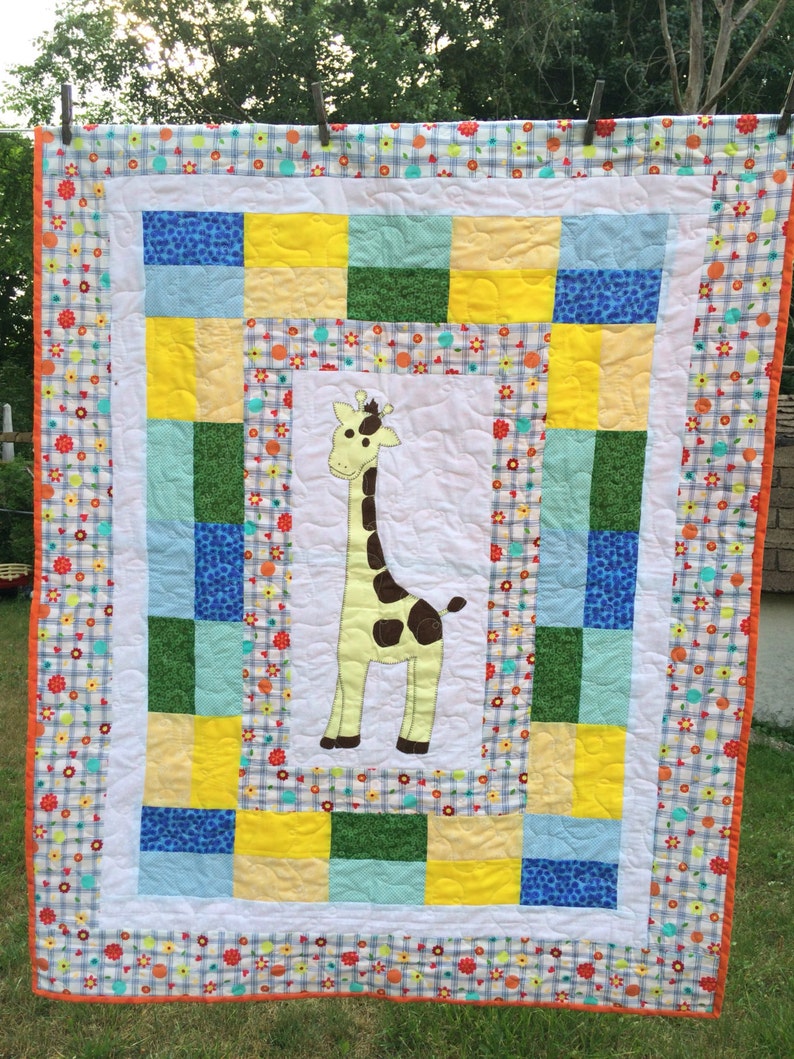 Giraffe Baby Quilt