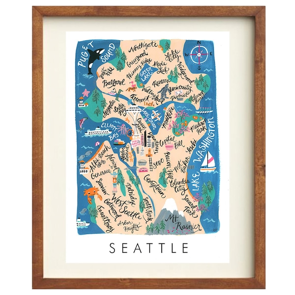 Seattle Neighborhood Map