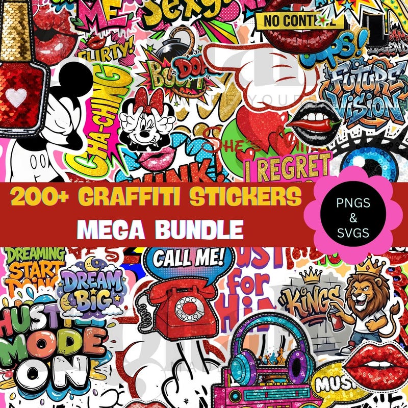 Graffiti Stickers - Etsy