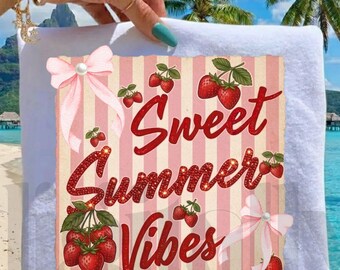 Striped Sweet Summer png, cherry coquette, floral cherry png, cottagecore png, girly summer png, cherry png, trendy png, digital download