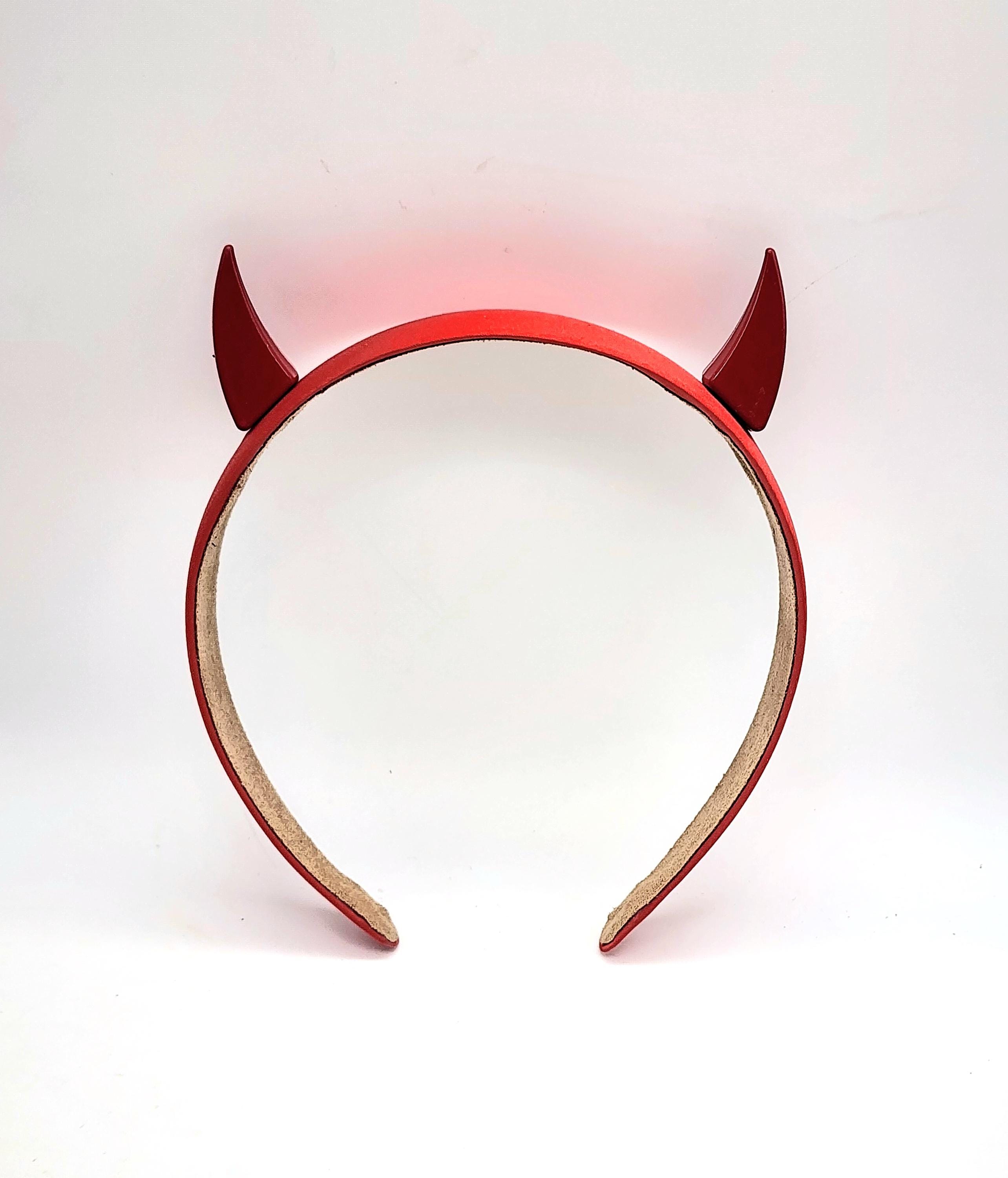 LittleDebsDezigns Spike Headband Devil Horns Horn Headband for Women Cosplay Accessories Cosplay Horns Cute Gift for Her Hair Accessories Punk Gift