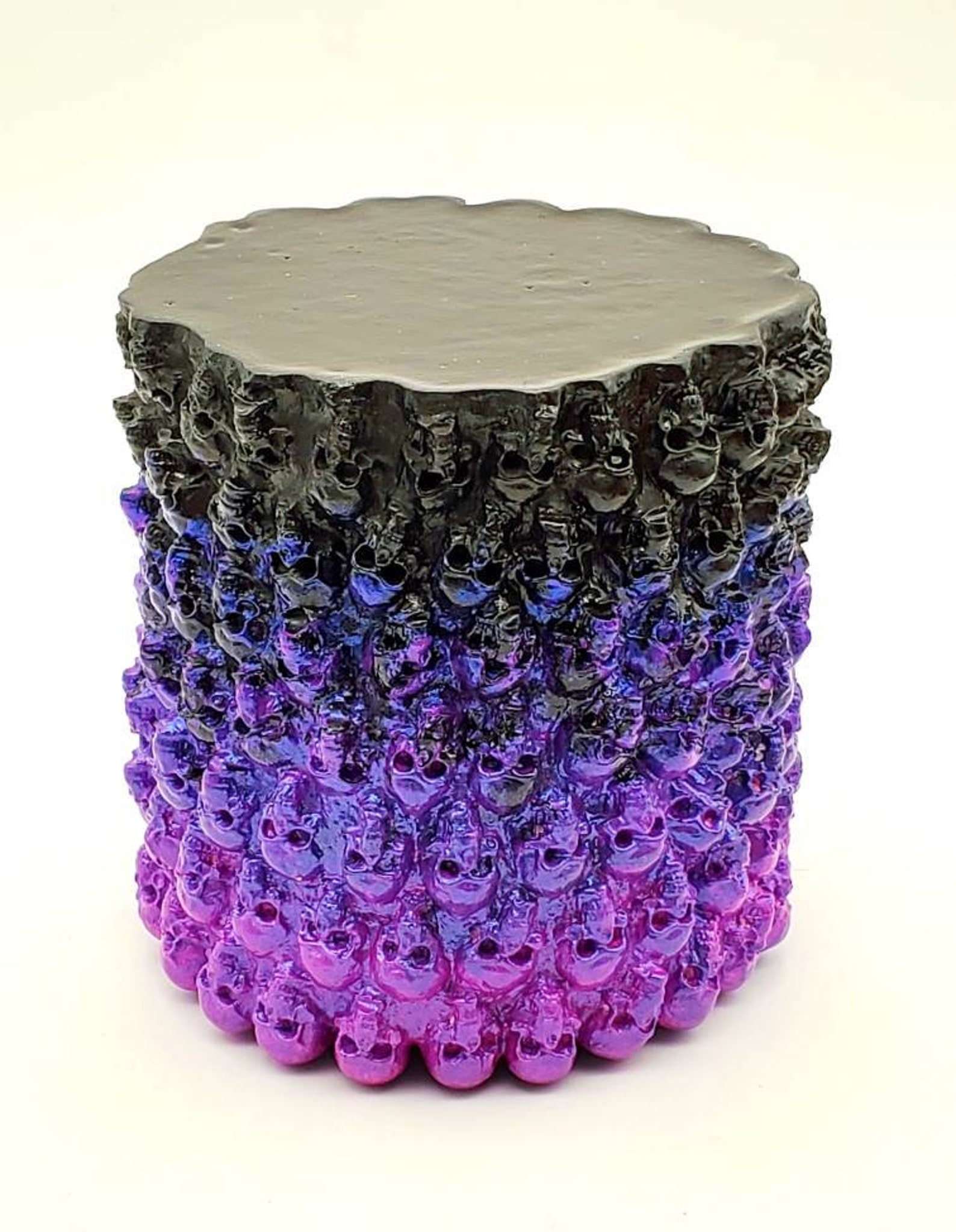 Skull Makeup Brush Holder Makeup Organizer Skulls Pen Etsy