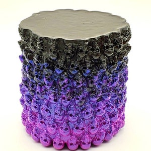 Skull Makeup Brush Holder, Makeup Organizer, Skulls Pen Holder, Skull