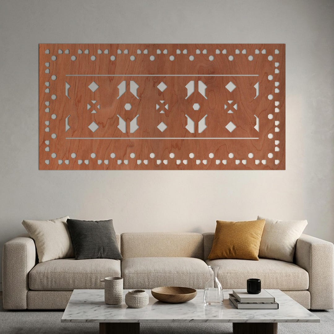 Moroccan Wooden Wall Decor, Arabic Wood Wall Art, Moroccan Wood Panel ...