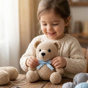 Amigurumi Crochet Teddy Bear Pattern | Beginner Friendly (Digital Download)