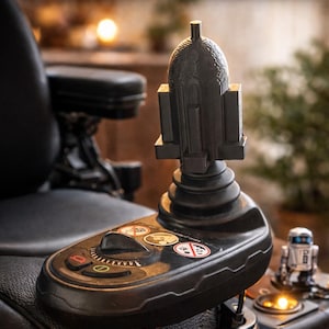 Droid Power Wheelchair Joystick Knob | Mobility Chair Controller Replacement | Sci-Fi Inspired Accessory