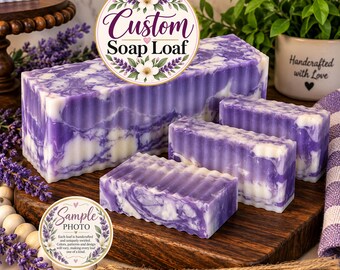 Handcrafted Soap Loaf, Handmade Soap, Custom Soap Loaf, Whole Soap Loaf, Goat Milk Soap