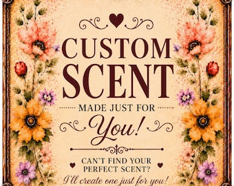 Custom Scent Handmade Soap, Personalized Soap Bar, Handcrafted Bath Soap, Custom Fragrance Soap, Bath Gift