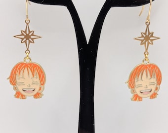 Pendientes inspirados en One Piece "Nami"