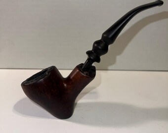 Pipa vintage hecha a mano en Dinamarca, marca IIS Freehand Estate (muy probablemente una Prebem Holm antigua, según la designación IIS).