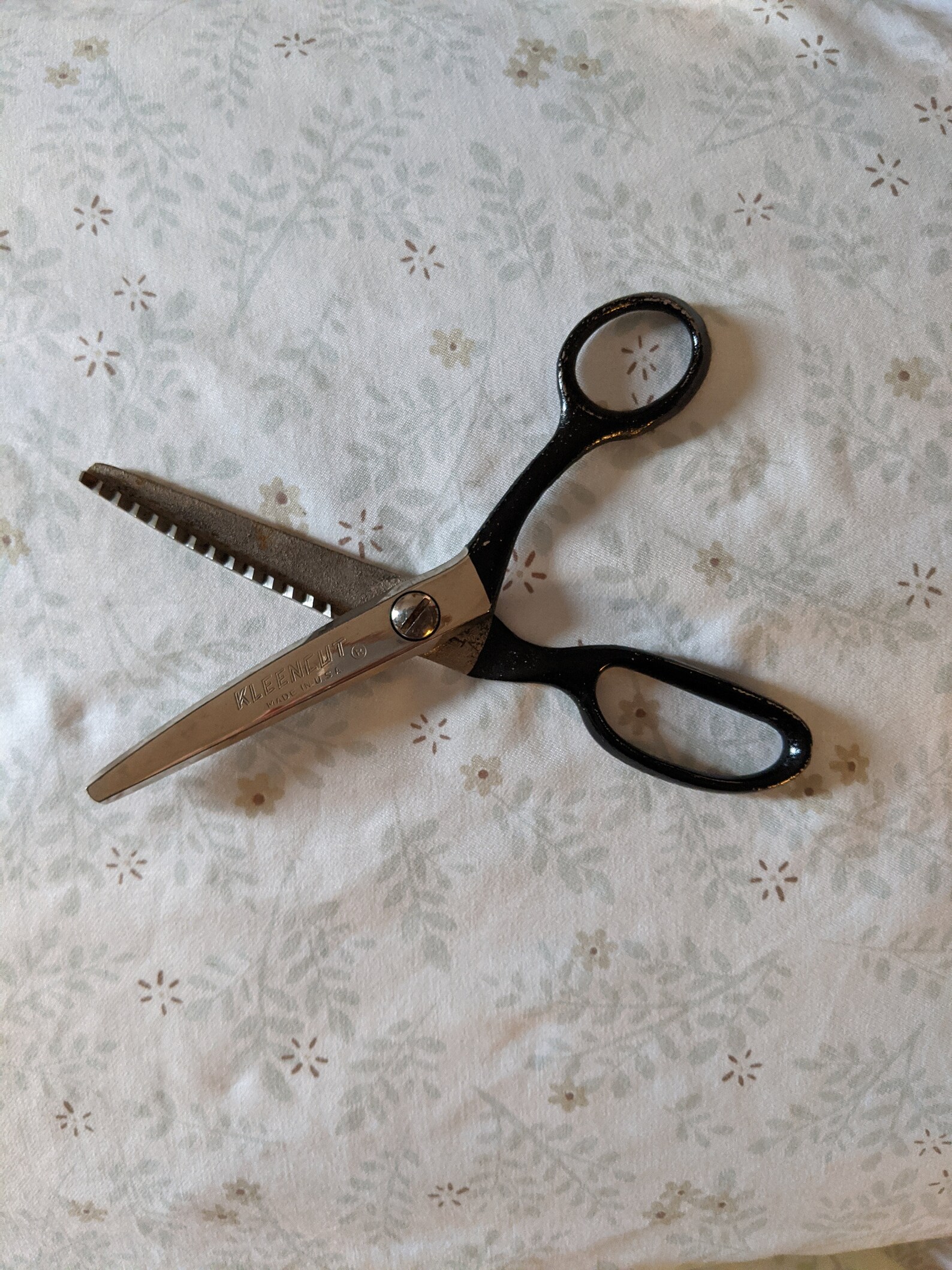 Vintage Kleencut Pinking Shears Scissors Etsy