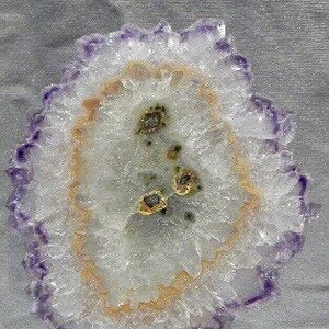 Amethyst Stalactite Slice