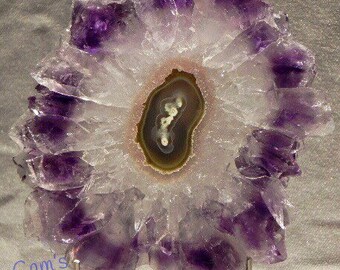 Amethyst Stalactite Slice