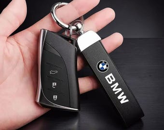 BMW Logo Black Metal Keychain Car Key Ring