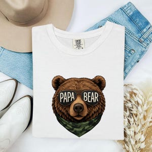 Museau d'ours chemise animaux papa cadeau femmes enfants art t-shirt visage d'ours t-shirt animal fan ours art t-shirt père graphique lunettes classiques t-shirt
