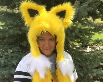 Jolteon Eeveelutions Scoodie | Hood | Pokemon Hat