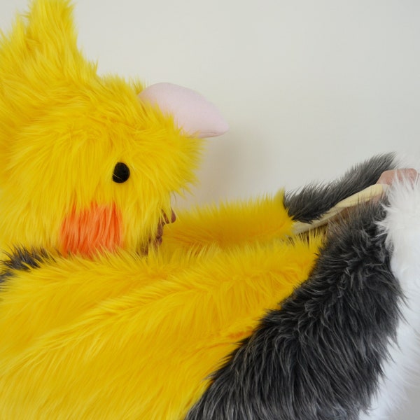 Cockatiel Hooded Cape | Cockatiel Costume | Parrot Costume