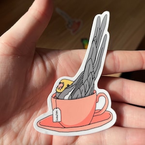 Cockatiel Sticker | CockaTEAl