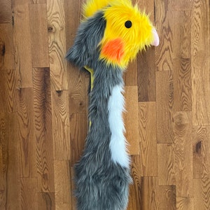 Cockatiel Scoodie Parrot Hood Parrot Costume zdjęcie 8