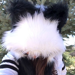 Panda Scoodie Panda Hood Panda Bear Hat image 5