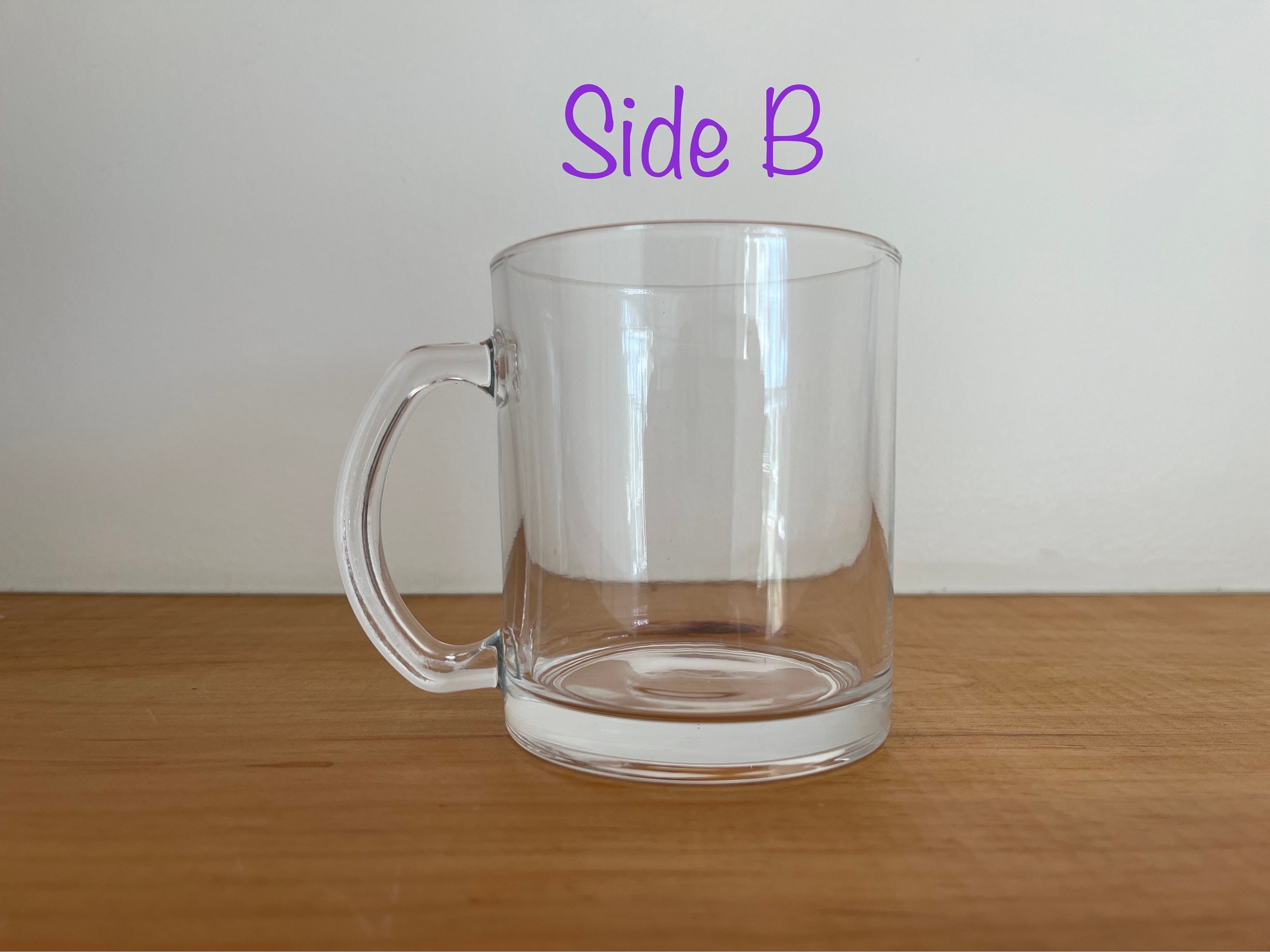 Custom Pet Portrait Mug | Hand Painted Glass Mug