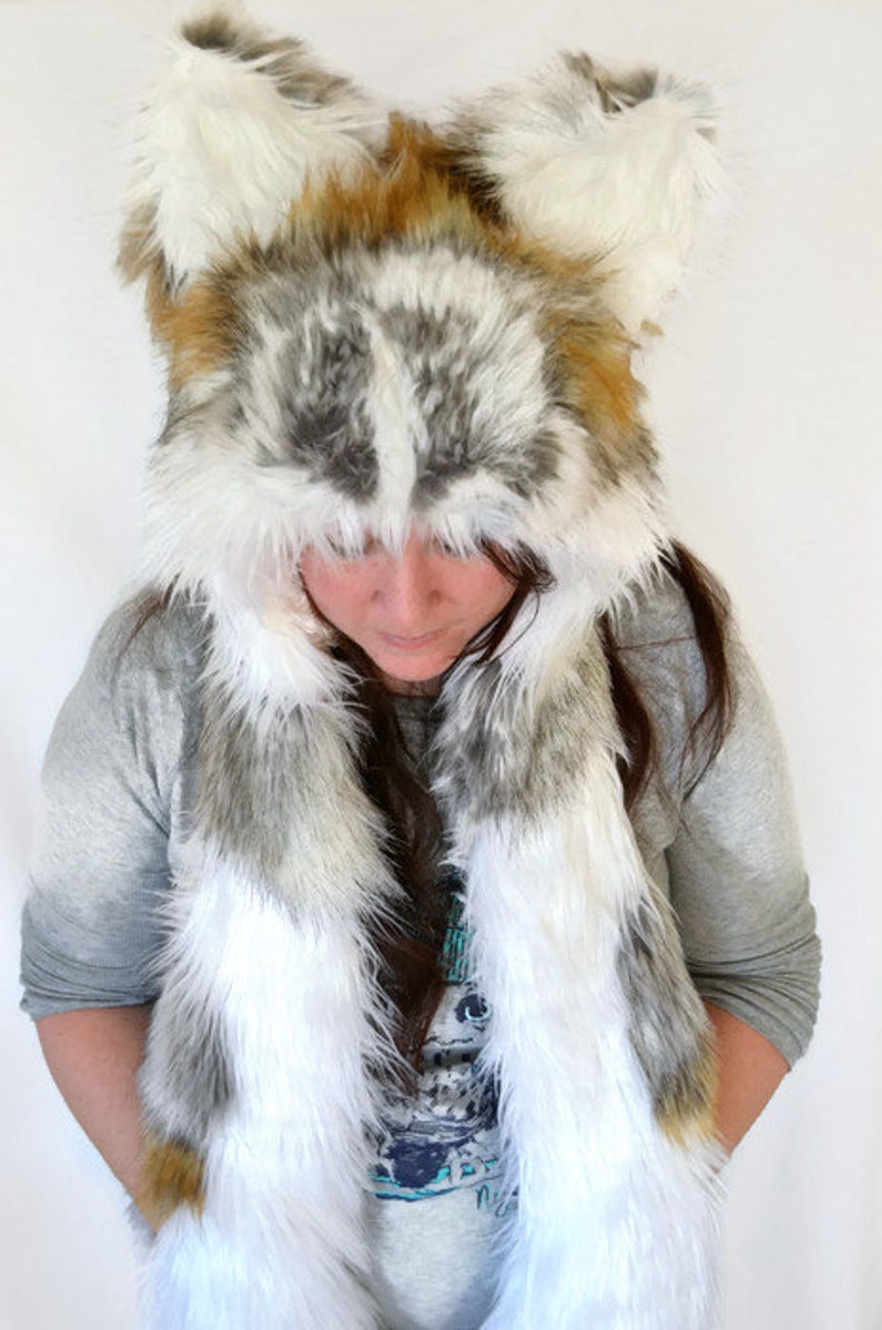 Custom Husky Scoodie Hood Husky Hat image 1