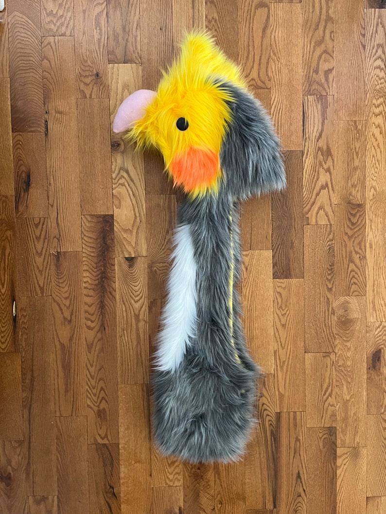 Cockatiel Scoodie Parrot Hood Parrot Costume zdjęcie 7